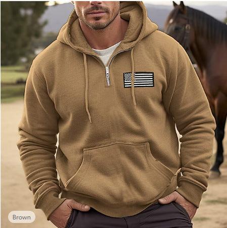 Sweater Men's Autumn New Casual Fashion Fashion Brand Hooded Trend - Nioor