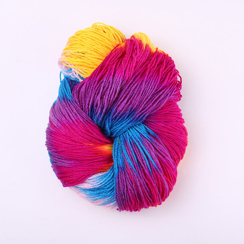 Fancy section dyed pure acrylic yarn