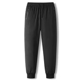 90 Men's Winter New Elastic Waist Down Wadded Trousers - Nioor