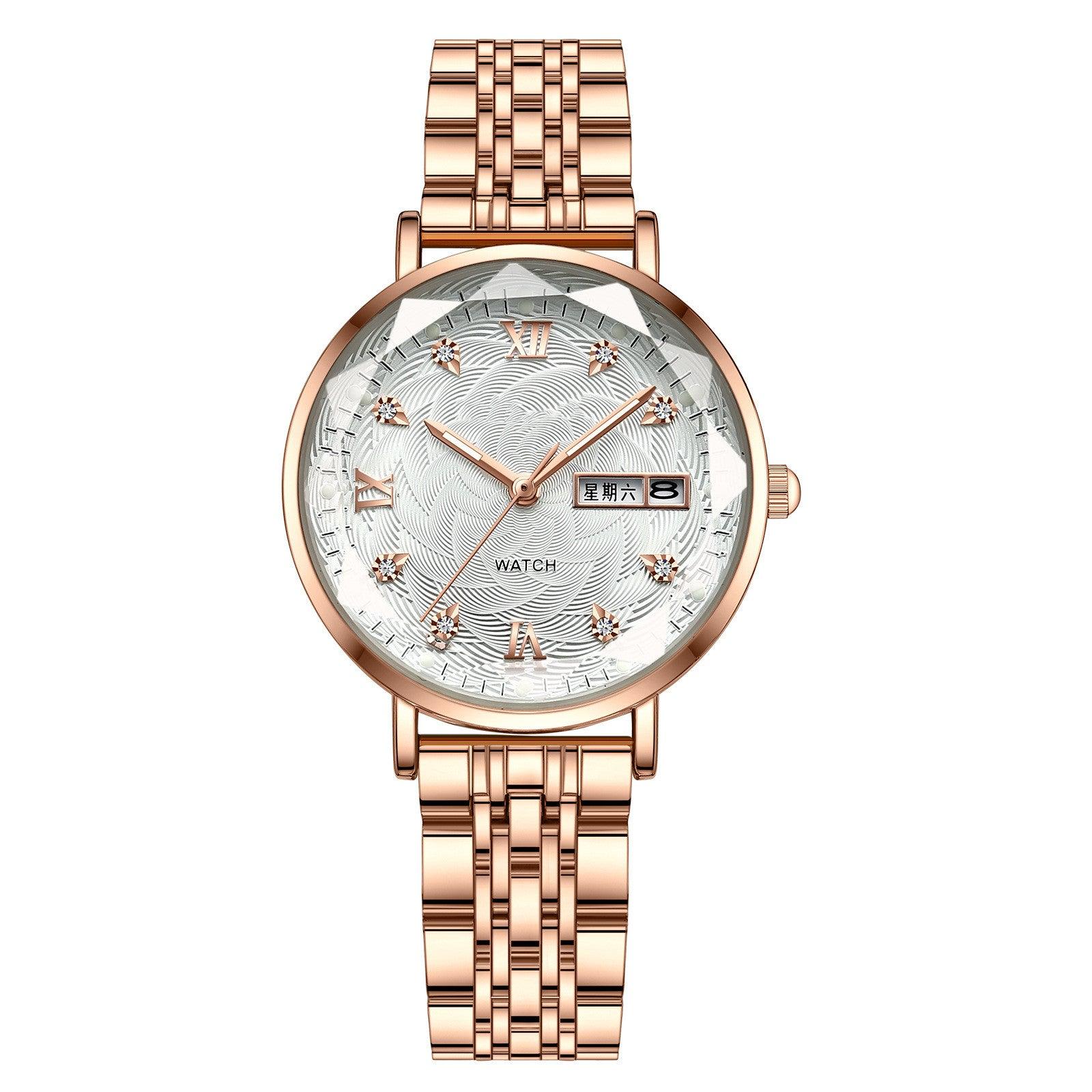 Women's Fashion Simple Waterproof Luminous Quartz Watch - Nioor