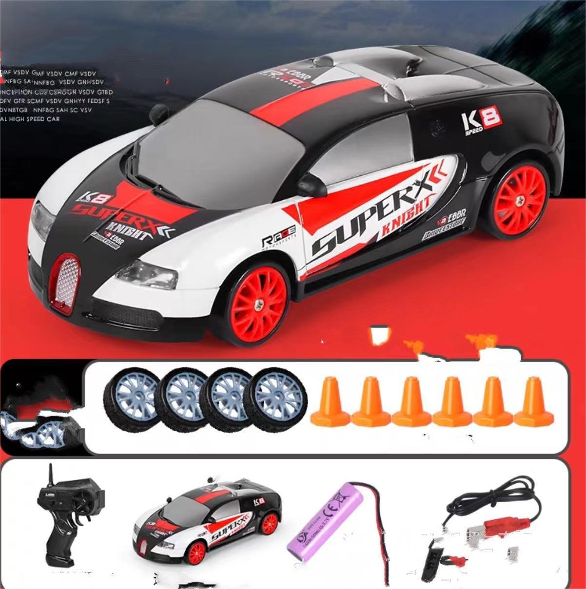 2.4G Drift Rc Car 4WD RC Drift Car Toy Remote Control GTR Model AE86 Vehicle Car RC Racing Car Toy For Children Christmas Gifts - Nioor