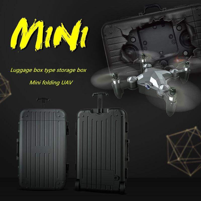 New Luggage Box Storage Box Folding Mini UAV Aerial Photography Remote Control Four Axis Children's Toys Drone - Nioor