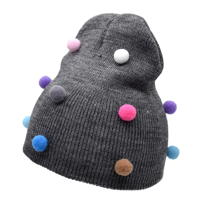 Baby wool knitted warm cap