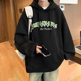 American Hiphop Heavy Sweater For Boys Autumn And Winter Fleece-lined - Nioor