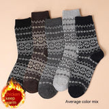 Mid-calf Length Men's Socks Retro Ethnic Style - Nioor