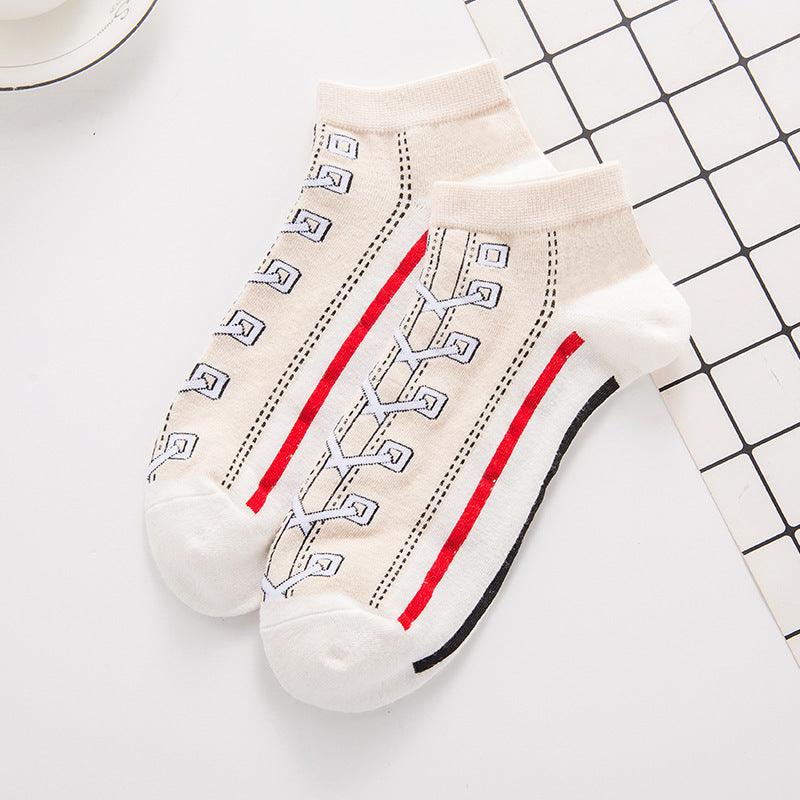 Men's Cotton Socks Leisure Sports Boat Canvas - Nioor