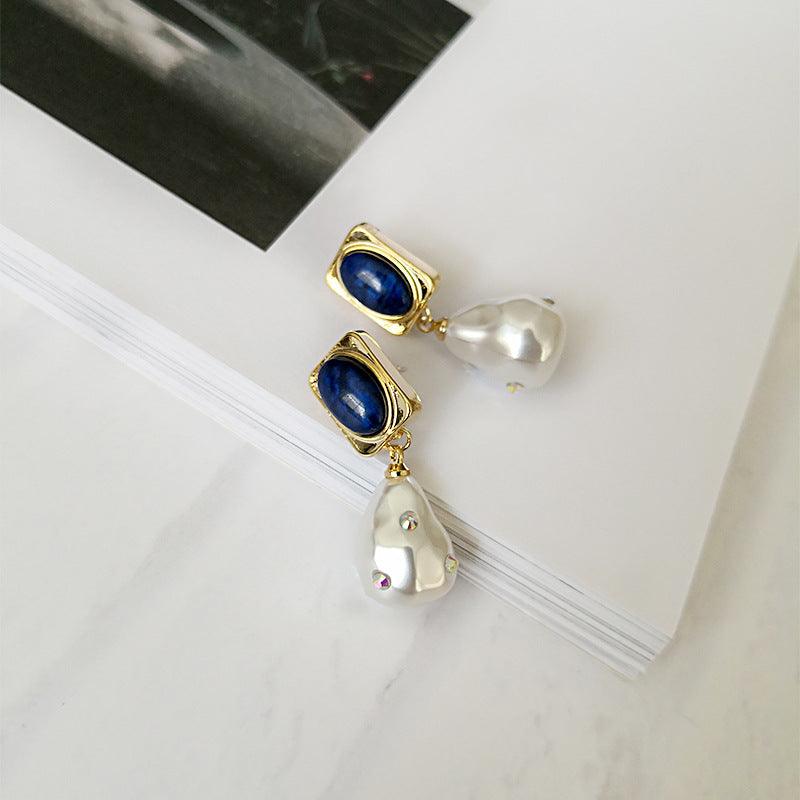 Pearl and diamond temperament ears - Nioor