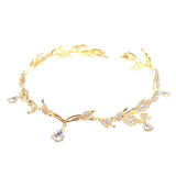 New Golden Crown Headband Wedding Headdress - Nioor