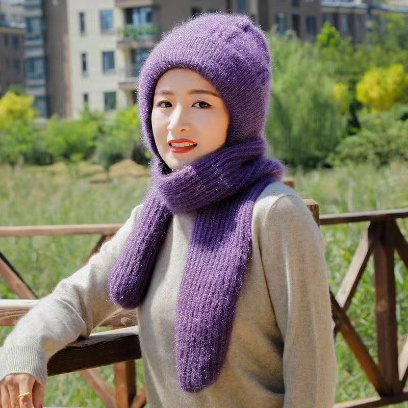 Autumn And Winter New Squirrel Woolen Yarn Braided Hat - Nioor