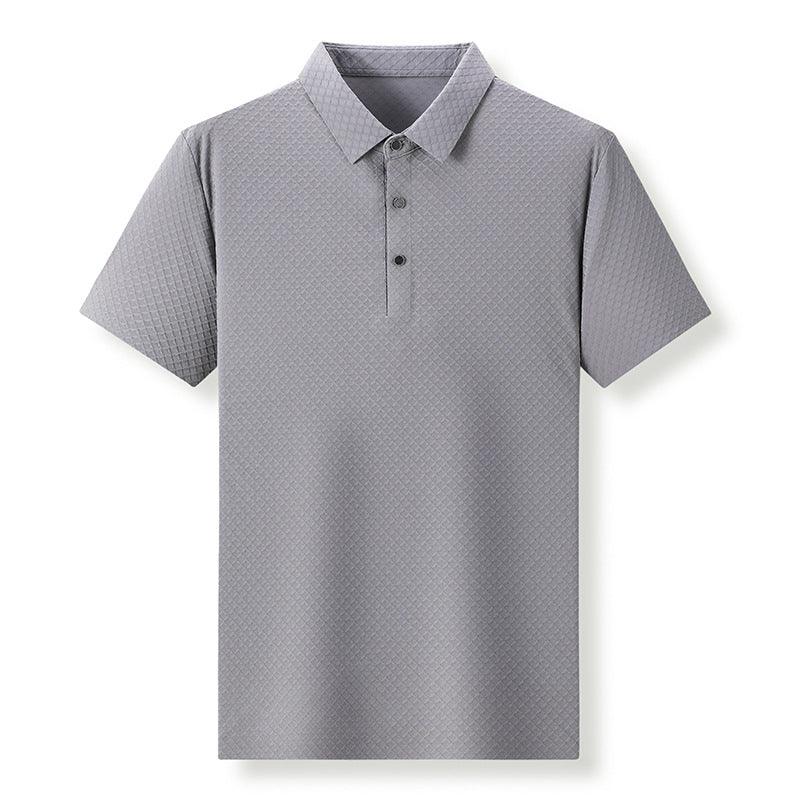 Lapel Polo Shirt Seamless Men's Top - Nioor