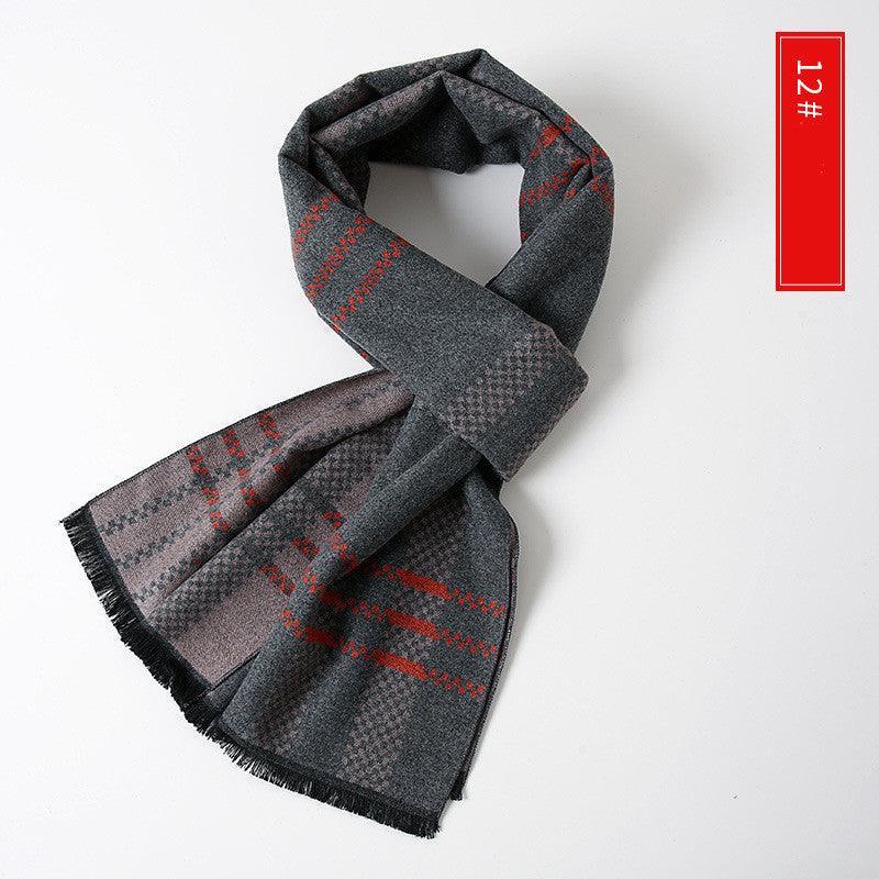 Men's Extended Cashmere All-match Warm Scarf - Nioor