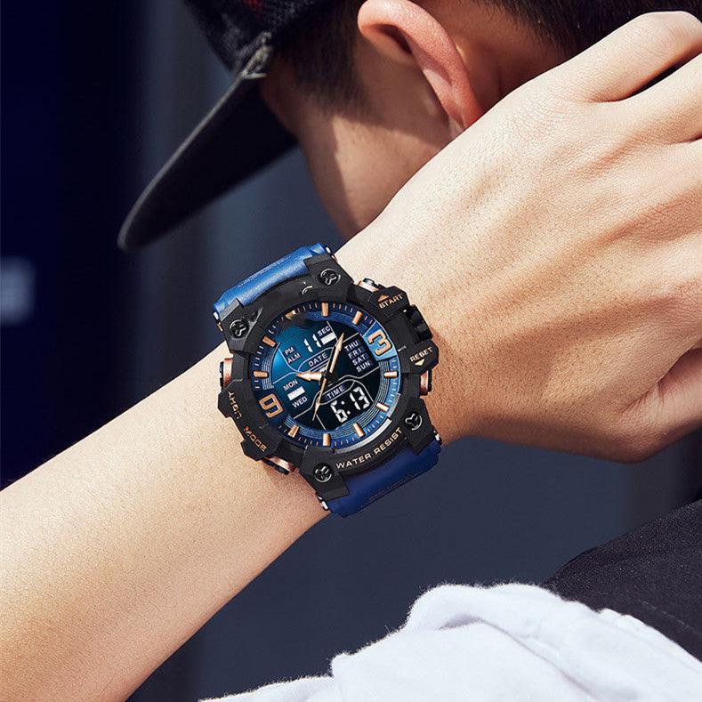 Men's Sports Waterproof Multifunctional Electronic Watch - Nioor