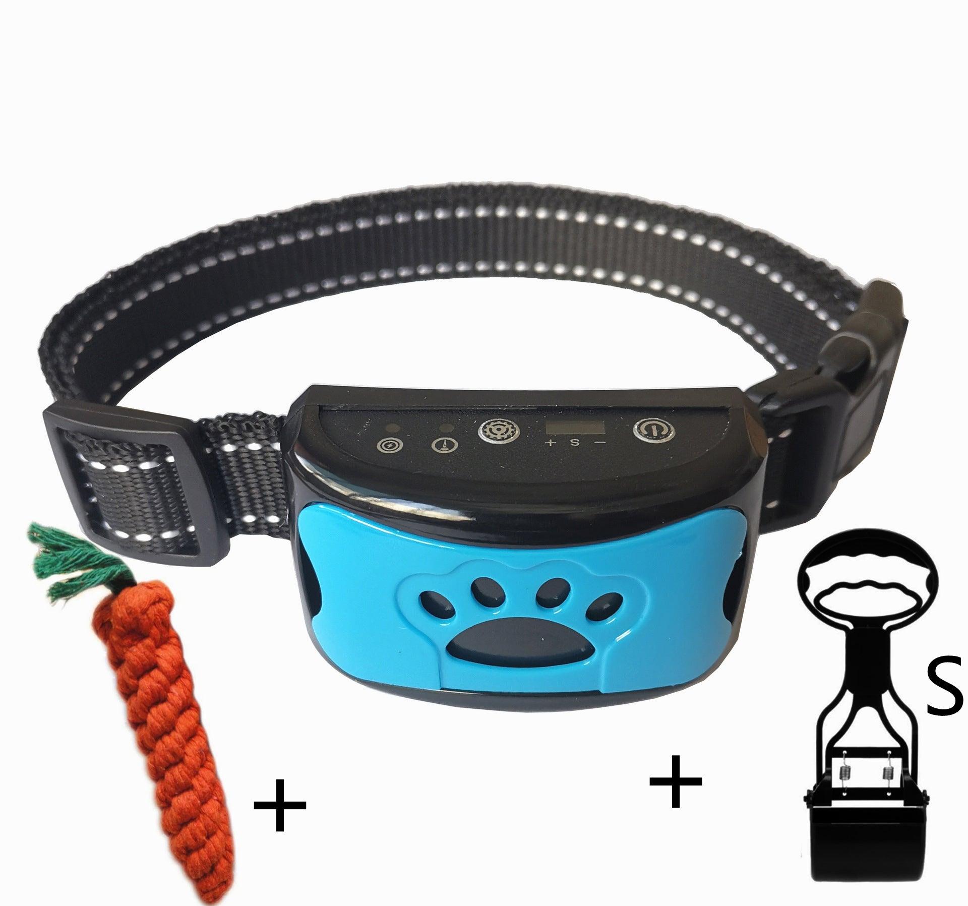 Dog Training Collar Waterproof Electric Pet Remote Control Rechargeable Dogs Trainer Bark Arrester With Shock Vibration Sound - Nioor