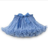 Girls' Super Fluffy Skirt Tutu Skirt Flower Girl Gauze Skirt Children Princess Fairy Dress Pleated Skirt