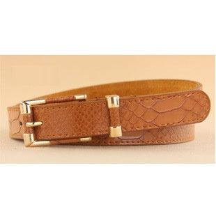 Fashionable Rose Gold Bag Buckle Belt - Nioor