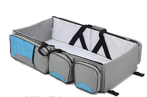 New multi function Mommy bag type baby portable bed folding sleeping basket outdoors baby sleeping baby - Nioor