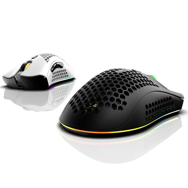 Wireless mouse game luminous RGB electric charging mouse - Nioor