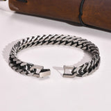 European And American Stainless Steel Men's Thick Bracelet Ornament