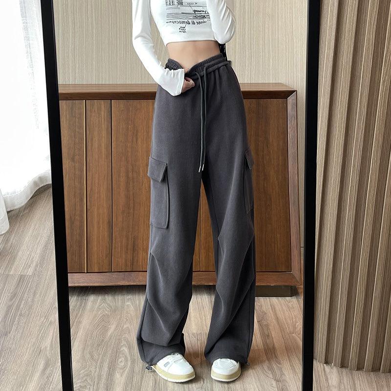 Autumn And Winter Loose New Small Wide-leg Pants - Nioor