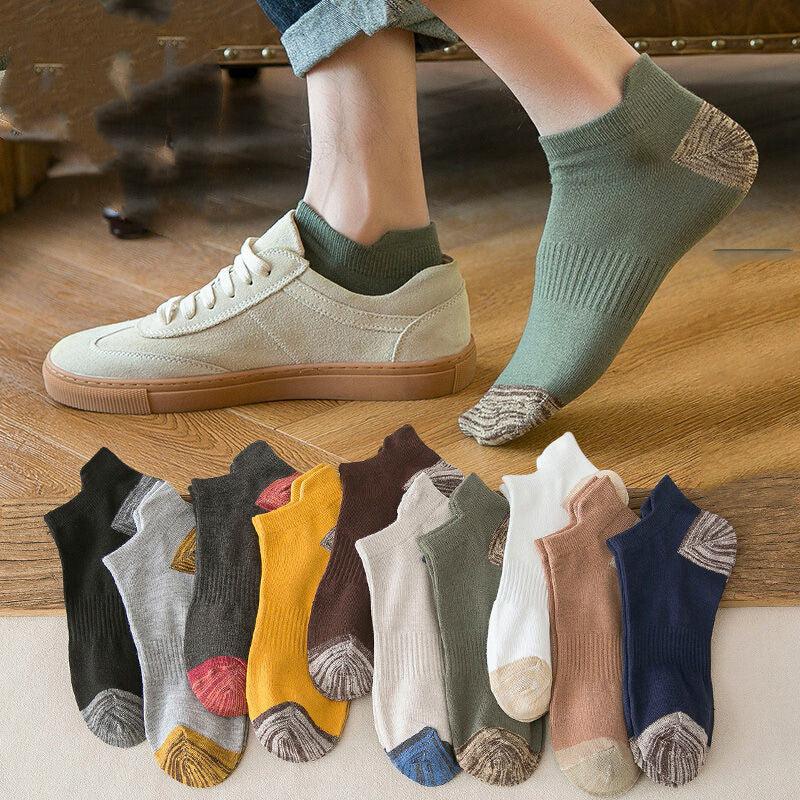 Men's Crew Socks Thin Breathable Short Sleeve - Nioor