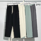 Men's New Style Casual Pants Ice Silk Trousers