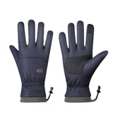 Polyester Gloves Men's And Women's Touch Screen Ski Gloves Outdoor Waterproof Windproof Warm Riding Full Finger Fleece Climbing - Nioor