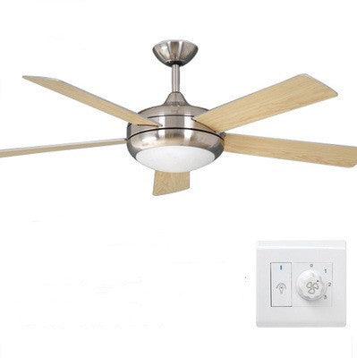 American Simple Light Luxury Home Wood Leaf Fan - Nioor