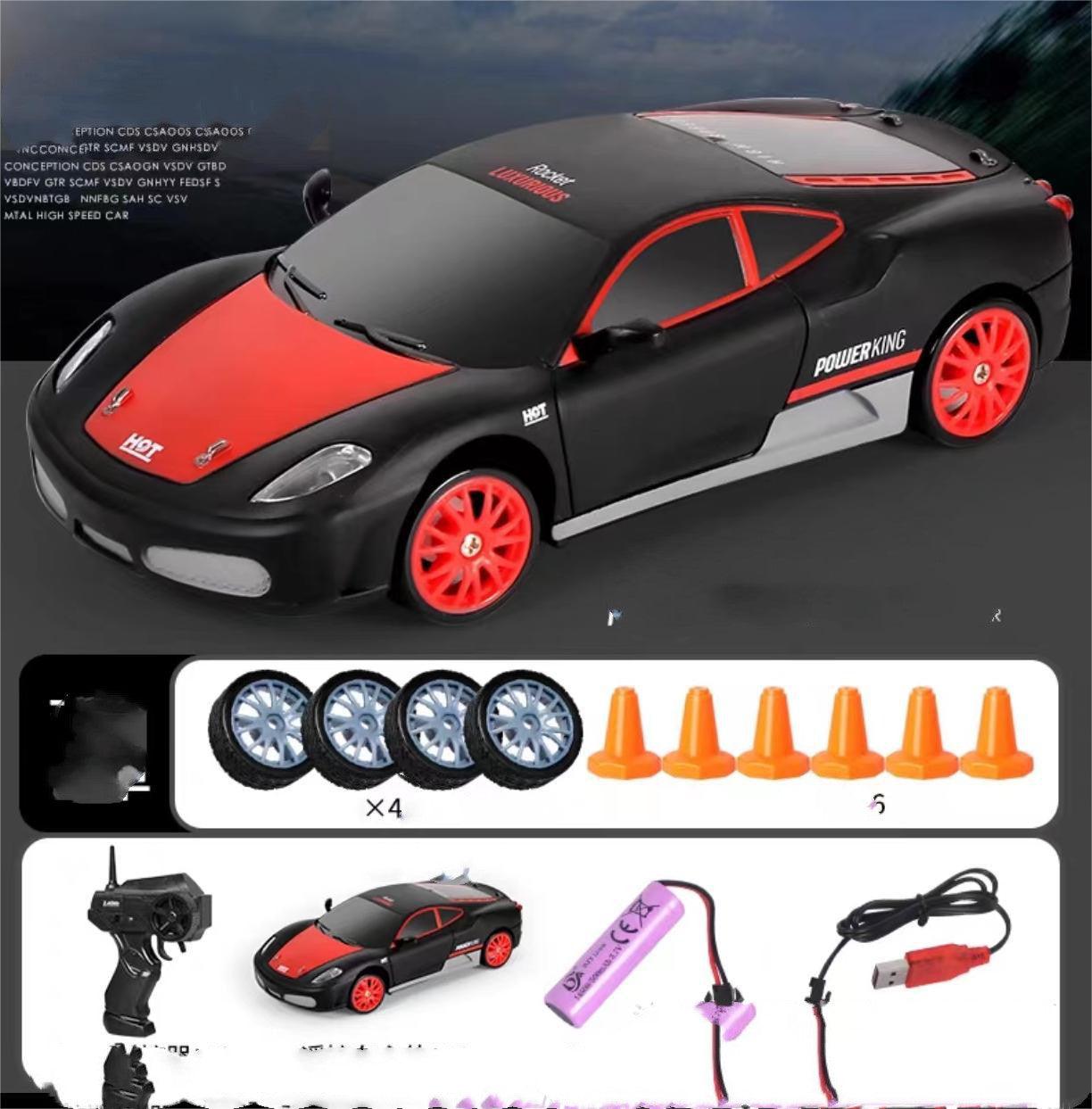 2.4G Drift Rc Car 4WD RC Drift Car Toy Remote Control GTR Model AE86 Vehicle Car RC Racing Car Toy For Children Christmas Gifts - Nioor