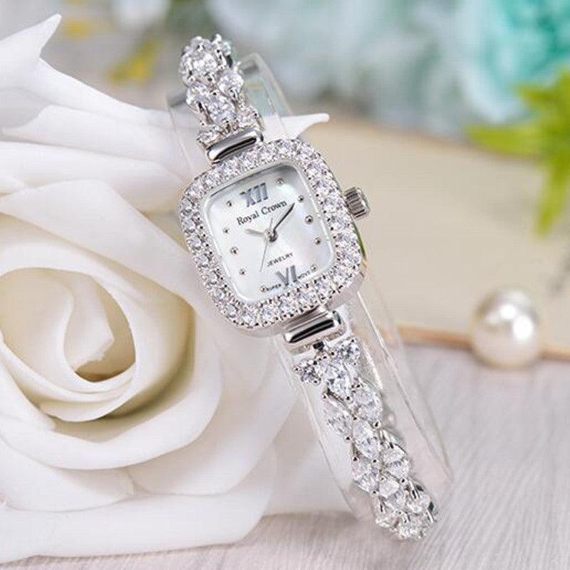 Watch Bracelet Quartz Full Star Diamond Women's Watch - Nioor