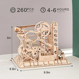 3D DIY Wooden Puzzle Roller Coaster Children's Toys - Nioor