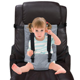 Travel Harness Seat - Fabric Baby Portable High Chair For Travel - Travel High Chair Seat Sack - Portable Baby Seat With Safety Harness - Nioor