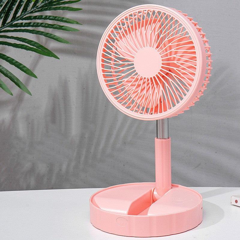 Strong Wind And Quiet Portable Telescopic Folding Fan - Nioor