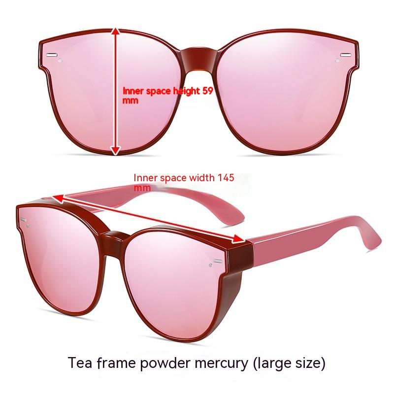 Fashion Myopia Set Of Glasses Pink Mercury Sunglasses For Women