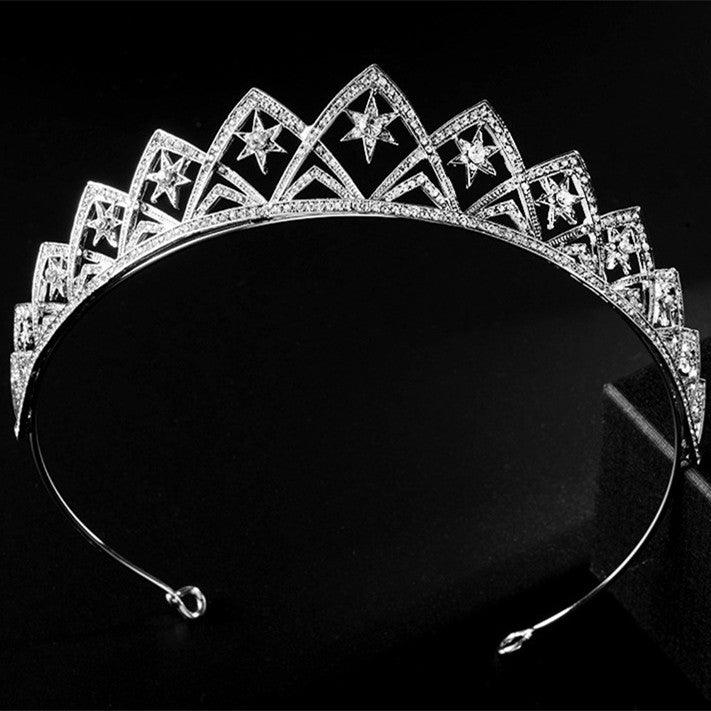 European Wedding XINGX Bridal Crown Headband - Nioor