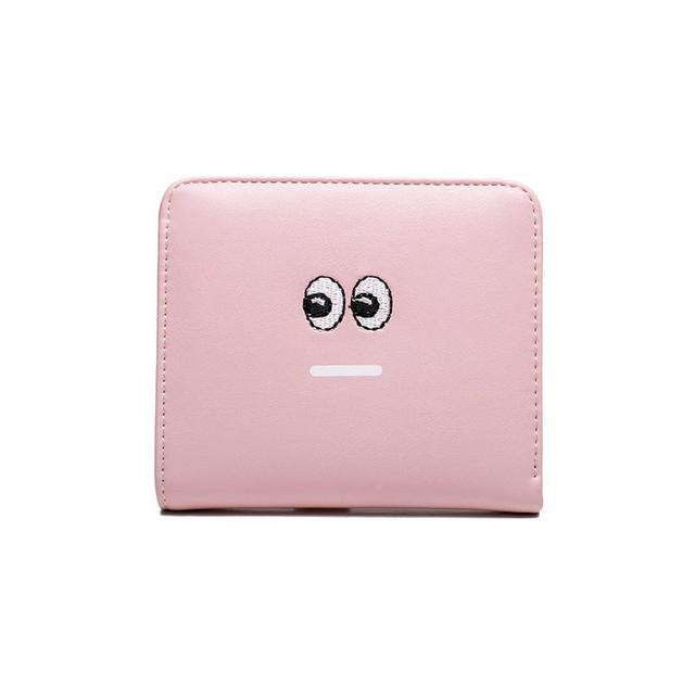 Photoprinted Leather Goods Mini Small Purse Female Short Style Folding Student Money Clip