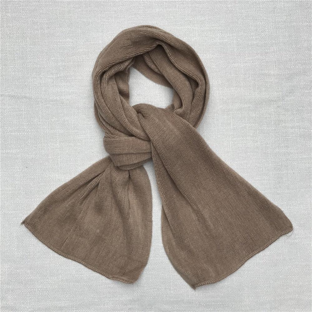 Winter Men's Solid Color Scarf Women's Shawl - Nioor