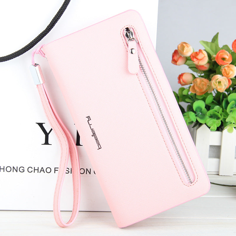 Multi-functional Women's Wallet Long Zipper Phone Bag