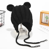 Ear Protection Knitted Baby Woolen Cute Hat