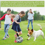 Dog Toys Interactive Pet Football Toys with Grab Tabs Dog Outdoor training Soccer Pet Bite Chew Balls for Dog accessories - Nioor