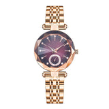 Women's Fashion Simple Cut Quartz Watch Steel Band - Nioor