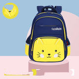 Cute Cartoon Shoulders Baby Lightweight Backpack Elementary School Schoolbag - Nioor