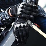 Motorcycle Riding Breathable Carbon Fiber Anti-drop Gloves - Nioor