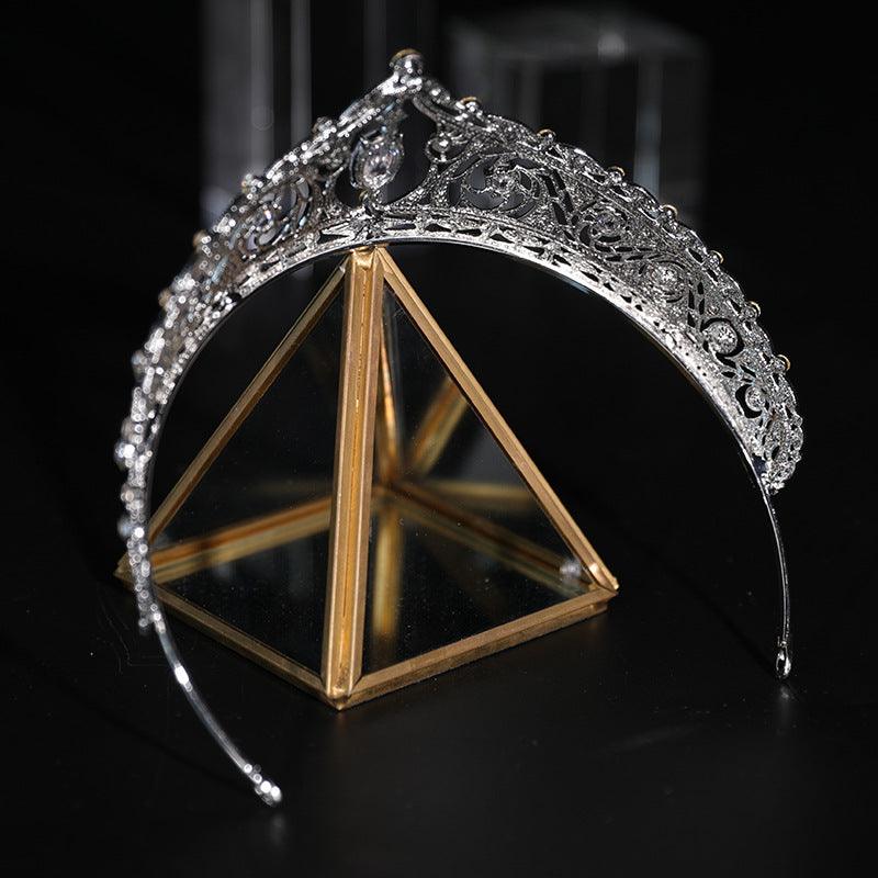 Wedding Makeup European-style Bridal Crown - Nioor