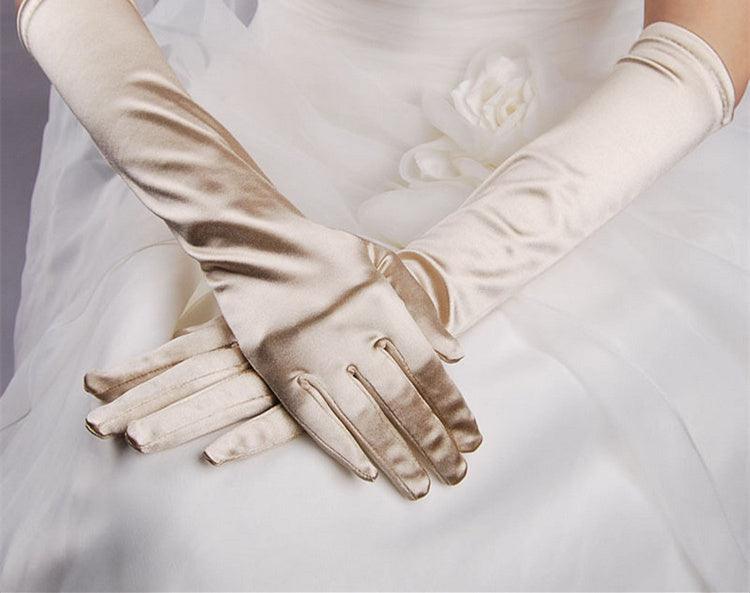 Bridal Gloves Wedding Dress Show Banquet - Nioor