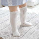 Baby Loose Mouth Long Tube Side Hollow Socks - Nioor