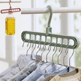 9-hole Clothes Hanger Organizer Space Saving Hanger - Nioor