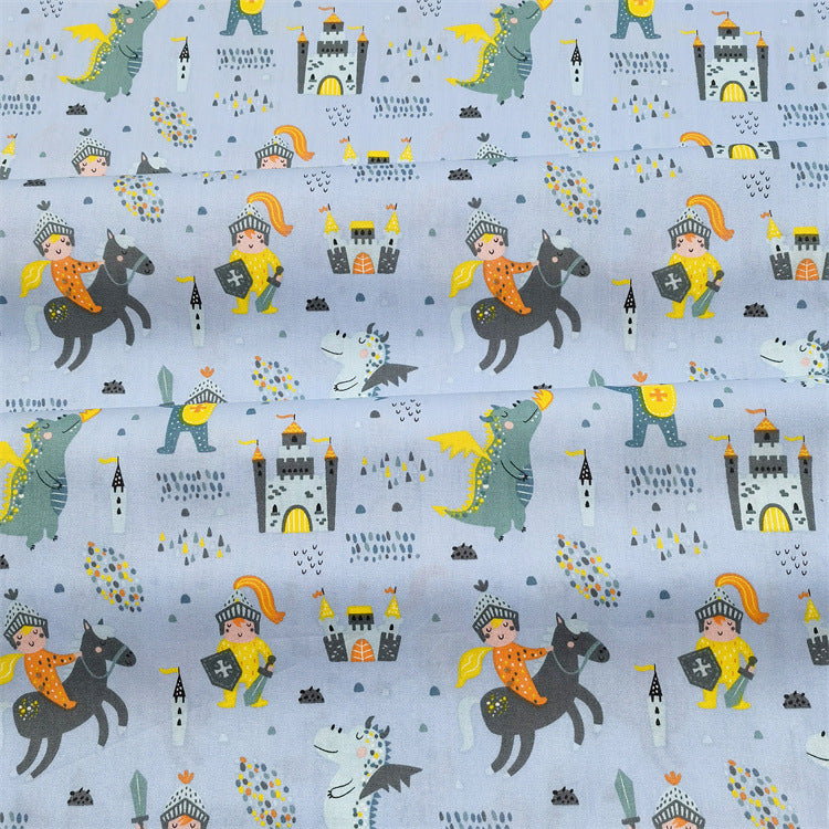 Cartoon Children's Pure Cotton Twill Bedding Fabric