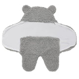 Lamb Plush Sleeping Bag Newborn Baby Swaddling Quilt - Nioor