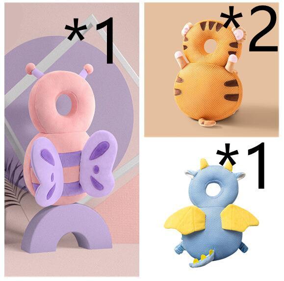 Baby Toddler Headrest Child Protection Baby Head Protection Cushion Cute Angel Wings - Nioor