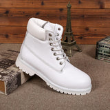 Men's Fashionable Warm High-top Boots - Nioor